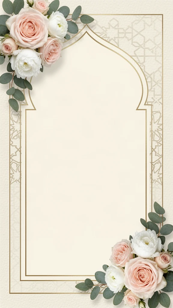 Nikah card design — Blush Mehraab